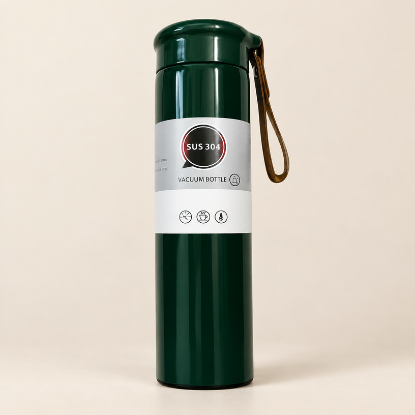 SUS 304 Stainless Steel Vacuum Insulated Water Bottle – Dark Gre